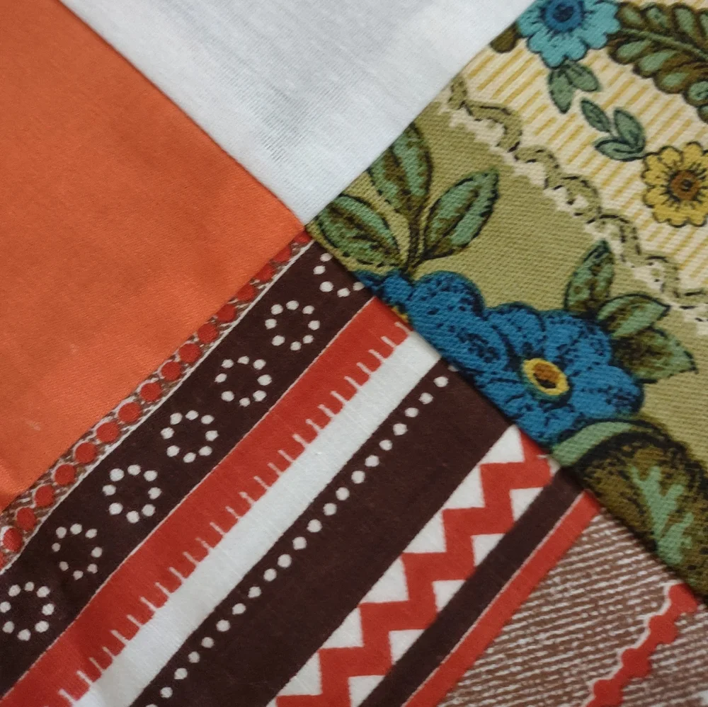 Handmade Patchwork Quilt Equal Squares